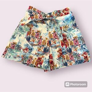 ZARA Kids Girls Paper Bag Shorts